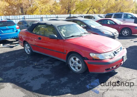 1999 Saab 9-3 Se from USA, damaged, VIN YS3DF75P5X7024934